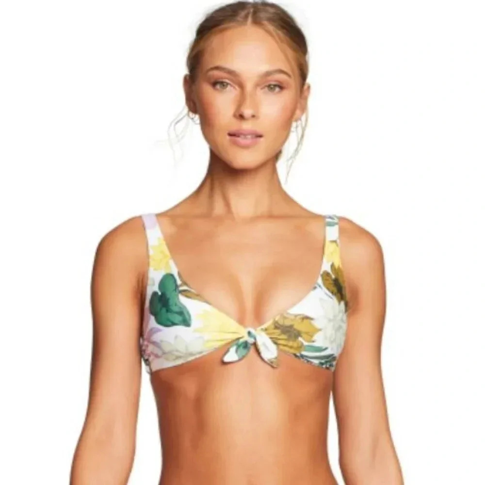 Vitamin A Lou Bikini Top, soleil